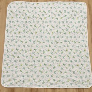 Vintage Carter's Mother Goose Nursery Rhymes Baby Receiving Blanket Cotton USA